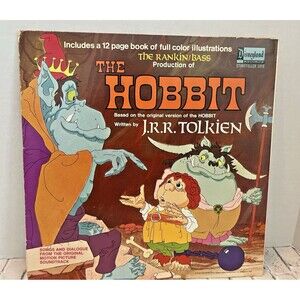 Disneyland Records Rankin/Bass The Hobbit 3819 12" 33 RPM Black Vinyl LP Booklet